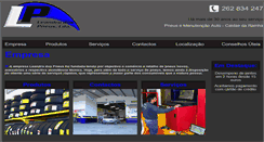 Desktop Screenshot of leandrodospneus.com